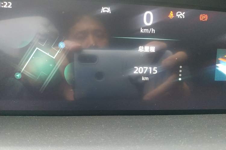 Used CHANGAN UNI-K 2021 2.0T Prestige Edition Odometer Close Up