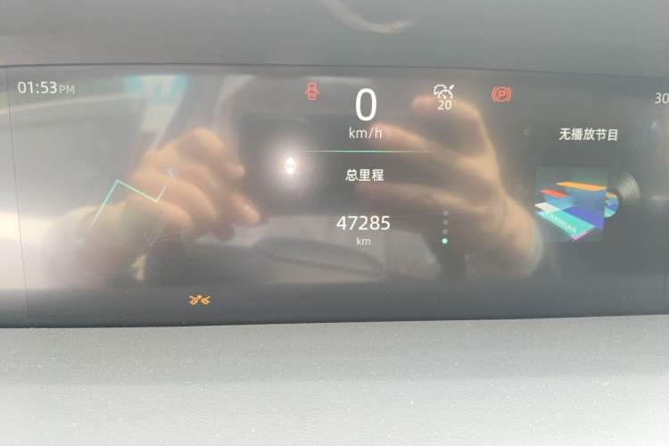 Used CHANGAN UNI-K 2021 2.0T Excellence Edition Odometer Close Up
