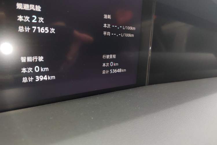 Used CHANGAN UNI-K 2021 2.0T Prestige Edition Odometer Close Up
