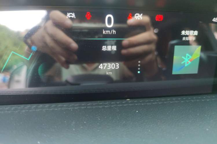 Used CHANGAN UNI-K 2021 2.0T Prestige Edition Odometer Close Up