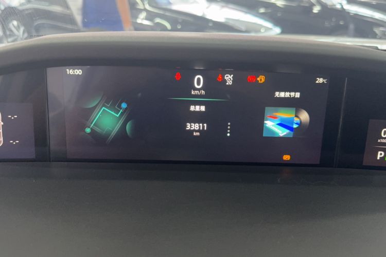 Used CHANGAN UNI-K 2021 2.0T Excellence Edition Odometer Close Up