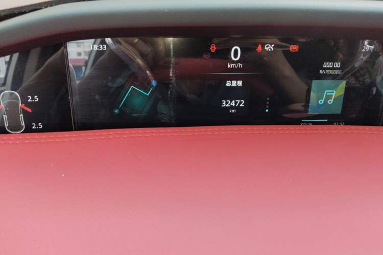 Used CHANGAN UNI-K 2021 2.0T Excellence Edition Odometer Close Up