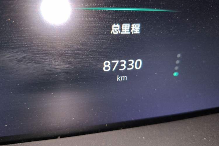 Used CHANGAN UNI-K 2021 2.0T Prestige Edition Odometer Close Up