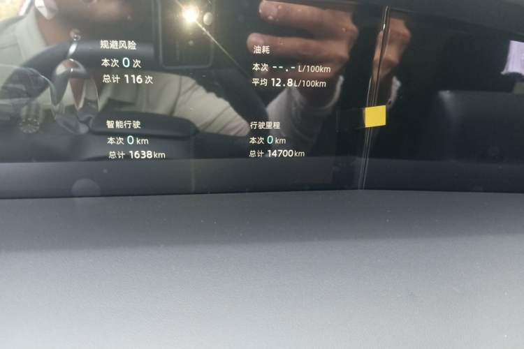 Used CHANGAN UNI-K 2021 2.0T Excellence Edition Odometer Close Up