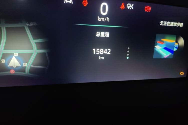 Used CHANGAN UNI-K 2023 2.0T Two-Wheel Drive Yue Ling Trim Odometer Close Up