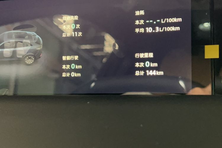 Used CHANGAN UNI-K 2023 2.0T Two-Wheel Drive Yue Ling Trim Odometer Close Up