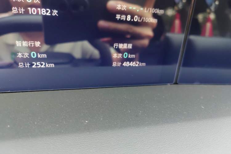 Used CHANGAN UNI-K 2024 2.0T Two-Wheel Drive YueShang Trim Odometer Close Up