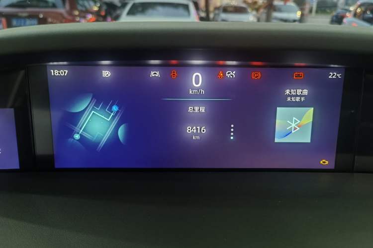 Used CHANGAN UNI-K 2024 2.0T Two-Wheel Drive YueShang Trim Odometer Close Up
