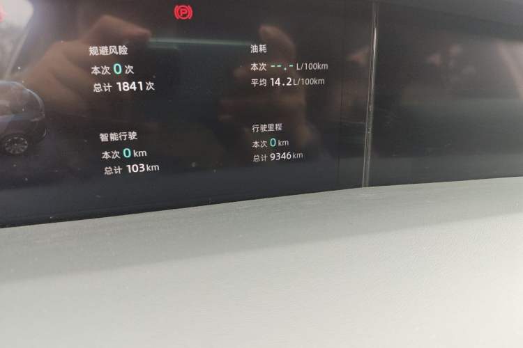 Used CHANGAN UNI-K 2024 2.0T Two-Wheel Drive Enjoyment Version Odometer Close Up