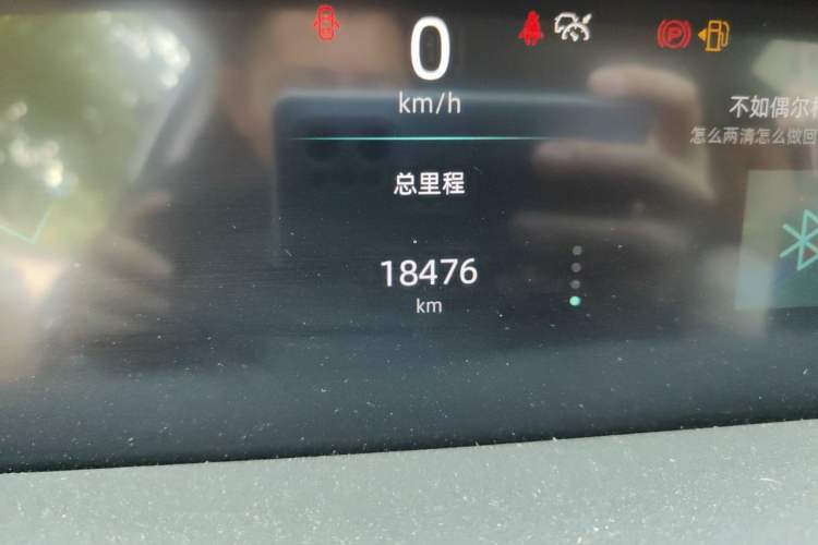 Used CHANGAN UNI-K 2024 2.0T Two-Wheel Drive YueShang Trim Odometer Close Up