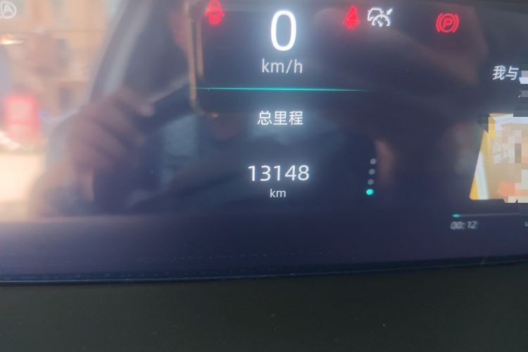 Used CHANGAN UNI-K 2024 2.0T Two-Wheel Drive YueShang Trim Odometer Close Up