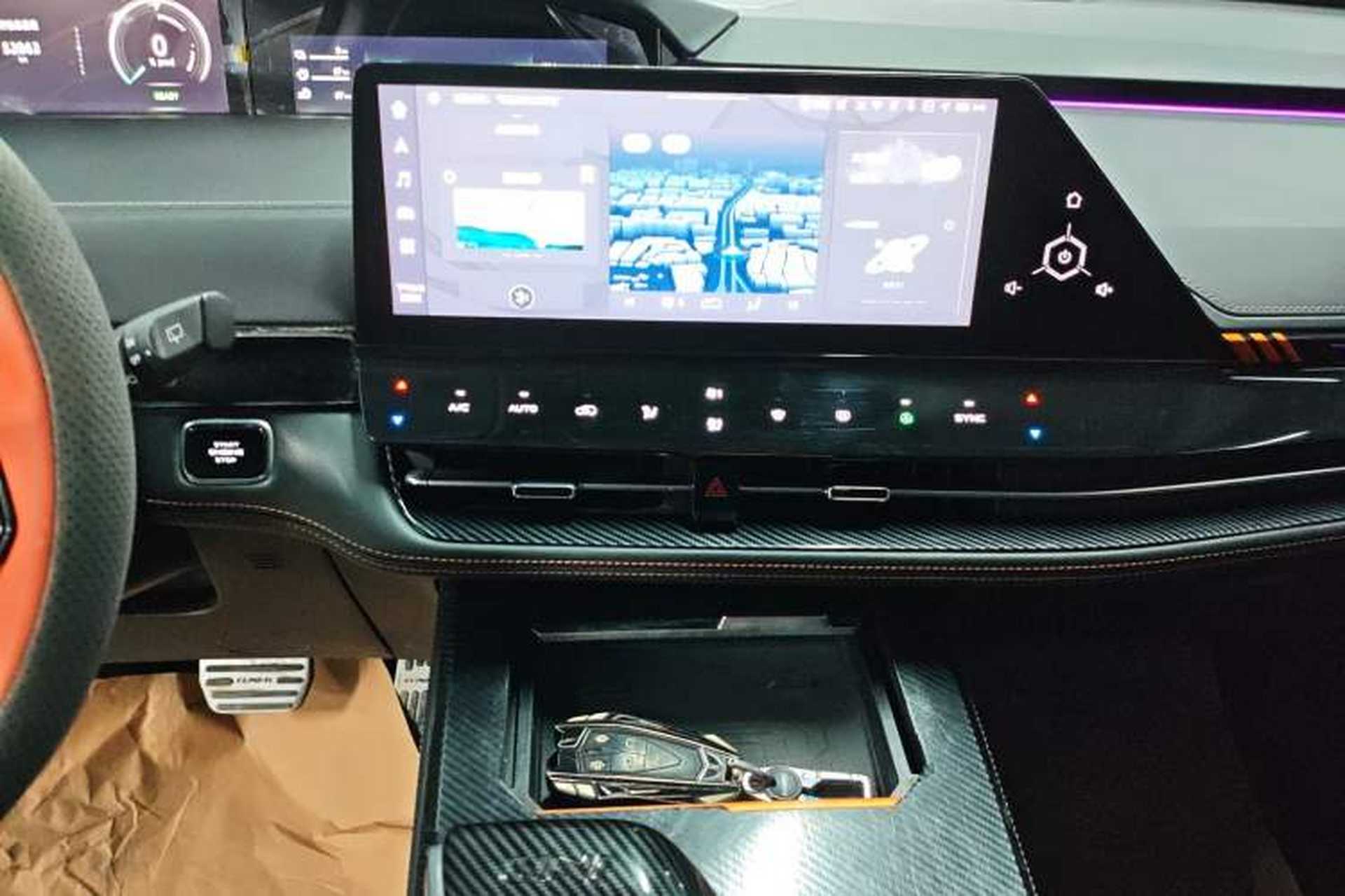 Used CHANGAN UNI-K iDD 2022 Blue Whale iDD 130km 1.5T Prestige Model Audio And AC Panel