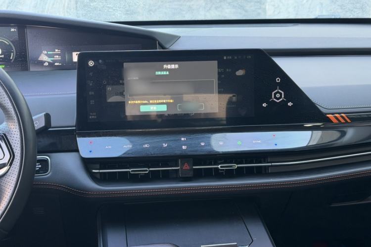 Used CHANGAN UNI-K iDD 2022 Blue Whale iDD 130km 1.5T Excellence Model Audio And AC Panel