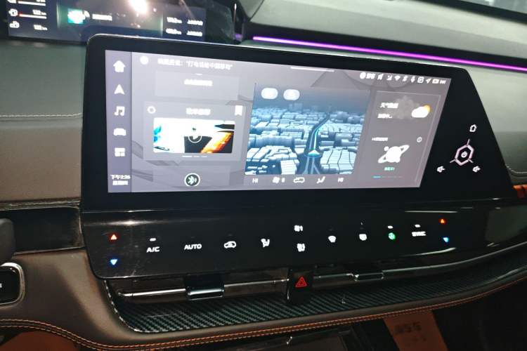 Used CHANGAN UNI-K iDD 2022 Blue Whale iDD 130km 1.5T Prestige Model Audio And AC Panel