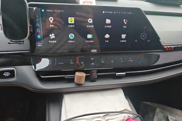 Used CHANGAN UNI-K iDD 2022 Blue Whale iDD 130km 1.5T Prestige Model Audio And AC Panel