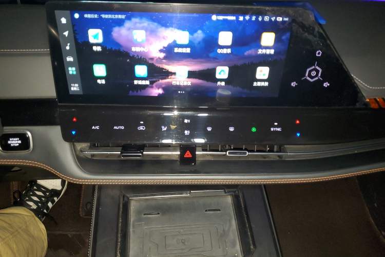 Used CHANGAN UNI-K iDD 2022 Blue Whale iDD 130km 1.5T Prestige Model Audio And AC Panel