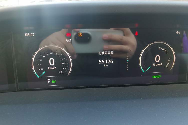 Used CHANGAN UNI-K iDD 2022 Blue Whale iDD 130km 1.5T Excellence Model Odometer Close Up