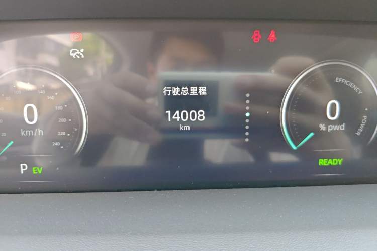 Used CHANGAN UNI-K iDD 2022 Blue Whale iDD 130km 1.5T Excellence Model Odometer Close Up