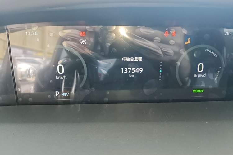 Used CHANGAN UNI-K iDD 2022 Blue Whale iDD 130km 1.5T Excellence Model Odometer Close Up