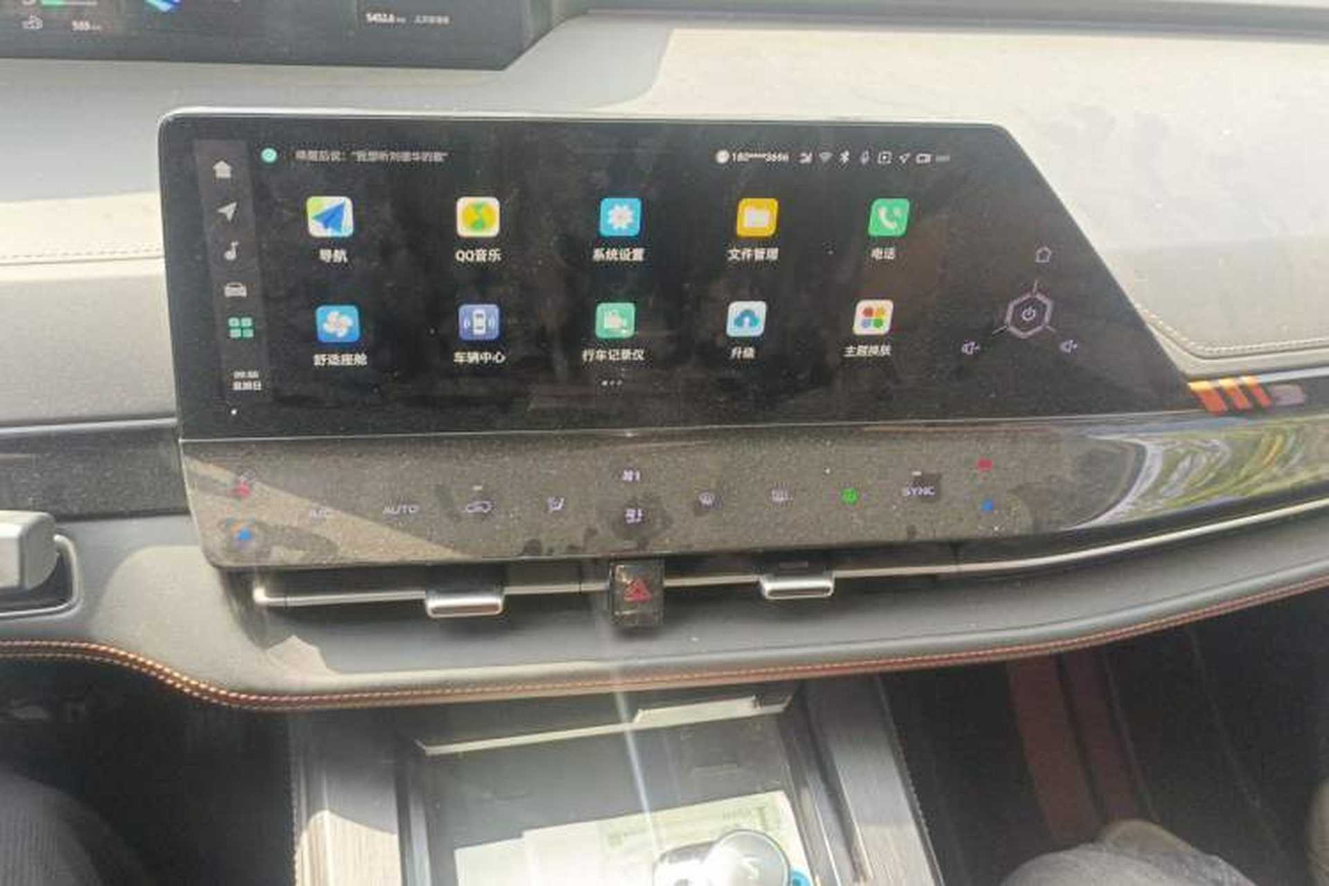 Used CHANGAN UNI-K iDD 2022 Blue Whale iDD 130km 1.5T Prestige Model Audio And AC Panel