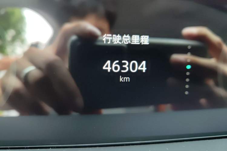 Used CHANGAN UNI-K iDD 2022 Blue Whale iDD 130km 1.5T Excellence Model Odometer Close Up