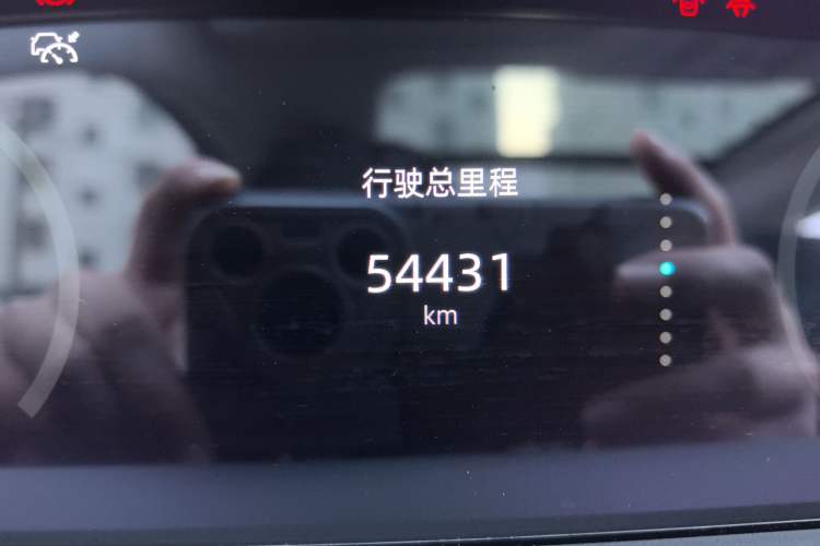 Used CHANGAN UNI-K iDD 2022 Blue Whale iDD 130km 1.5T Excellence Model Odometer Close Up