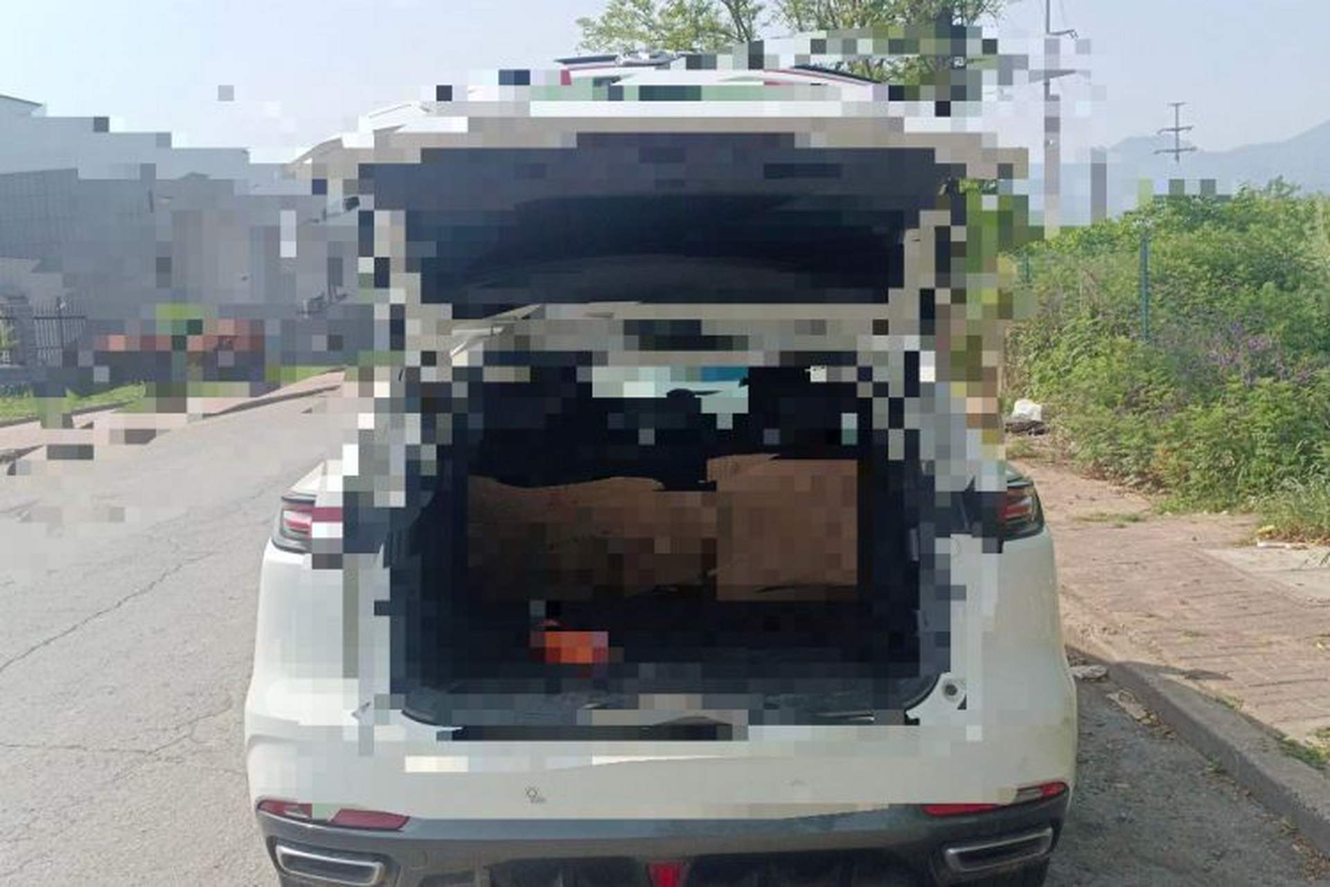 Used CHANGAN UNI-K iDD 2022 Blue Whale iDD 130km 1.5T Prestige Model Trunk