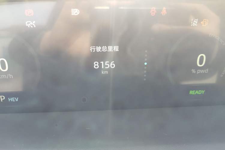Used CHANGAN UNI-K iDD 2023 Smart Electric iDD 1.5T 135km Smart Leading Model Odometer Close Up
