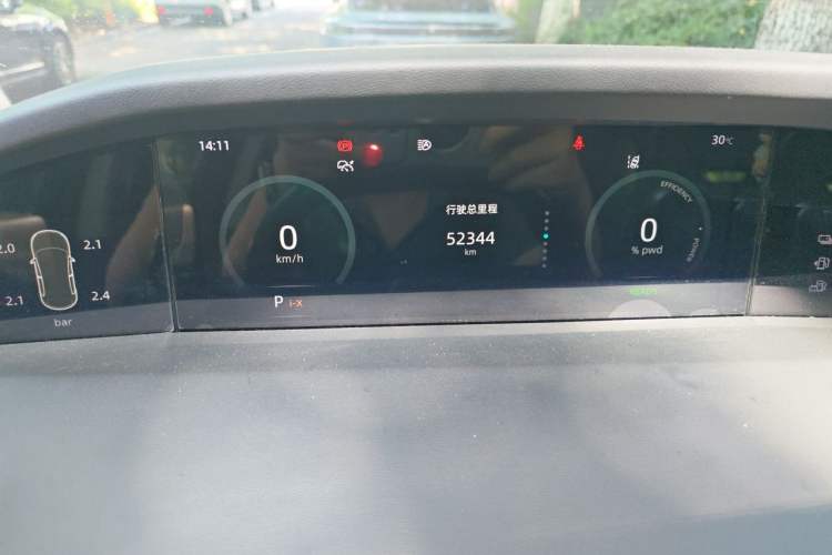 Used CHANGAN UNI-K iDD 2023 Smart Electric iDD 1.5T 135km Smart Leading Model Odometer Close Up