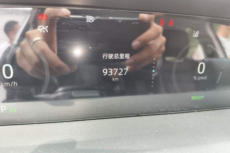 Used CHANGAN UNI-K iDD 2023 Smart Electric iDD 1.5T 135km Smart Leading Model Odometer Close Up