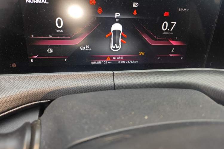 Used CHANGAN UNI-T 2020 1.5T Flagship Version Odometer Close Up