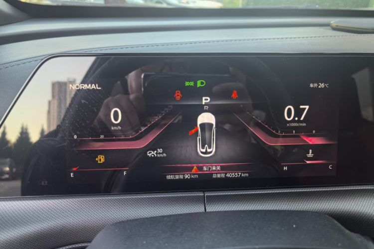 Used CHANGAN UNI-T 2020 1.5T Prestige Version Odometer Close Up