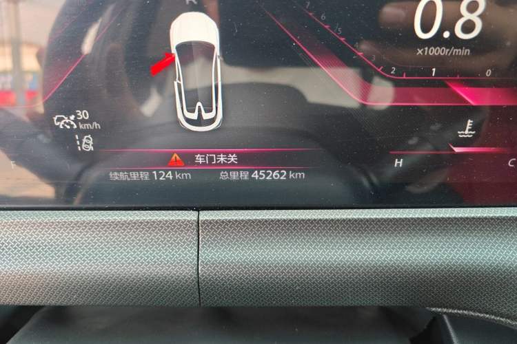 Used CHANGAN UNI-T 2020 1.5T Flagship Version Odometer Close Up