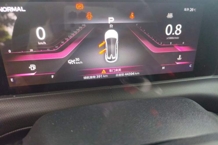 Used CHANGAN UNI-T 2020 1.5T Prestige Version Odometer Close Up