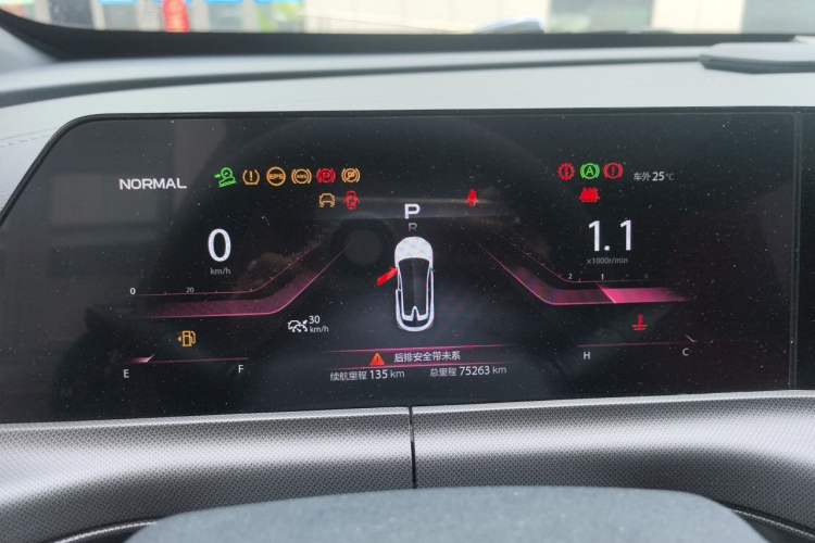 Used CHANGAN UNI-T 2020 1.5T Prestige Version Instrument Cluster