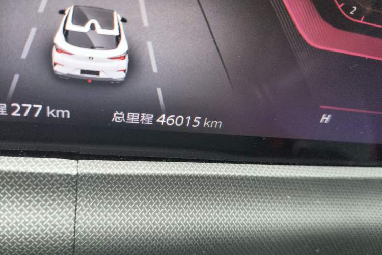 Used CHANGAN UNI-T 2020 1.5T Prestige Version Odometer Close Up