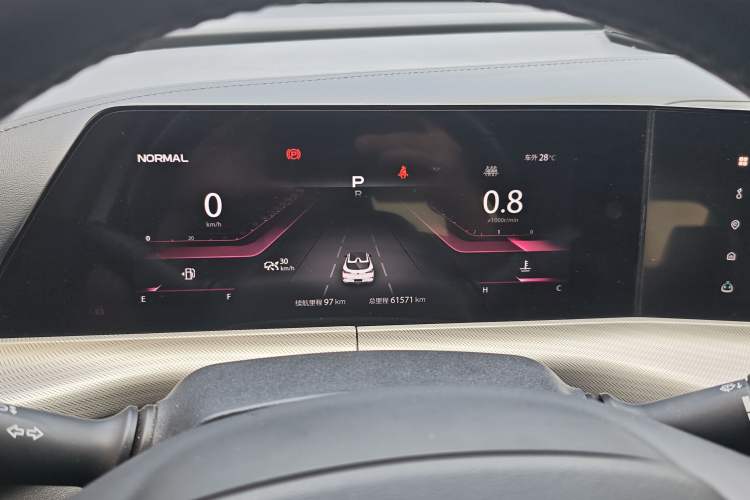 Used CHANGAN UNI-T 2020 1.5T Prestige Version Odometer Close Up