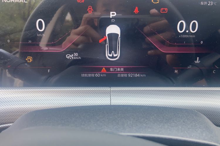 Used CHANGAN UNI-T 2020 1.5T Prestige Version Odometer Close Up
