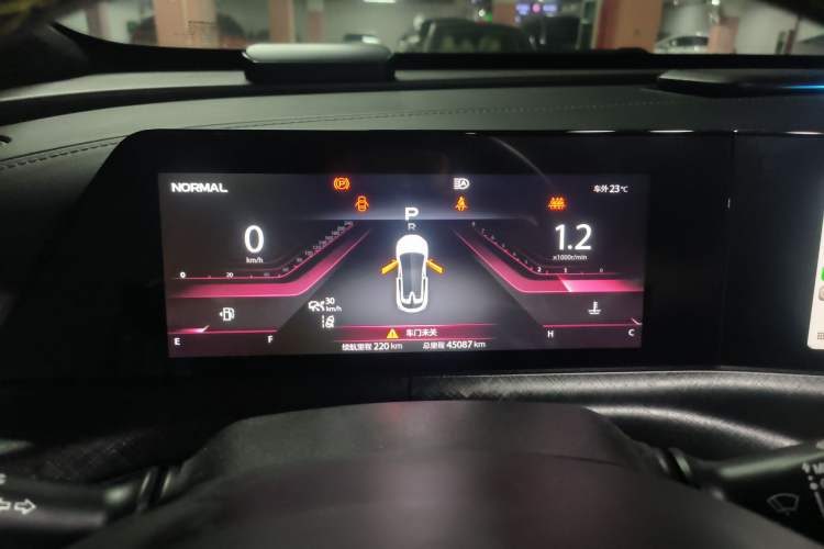 Used CHANGAN UNI-T 2021 1.5T Sport Edition Flagship Version Instrument Cluster
