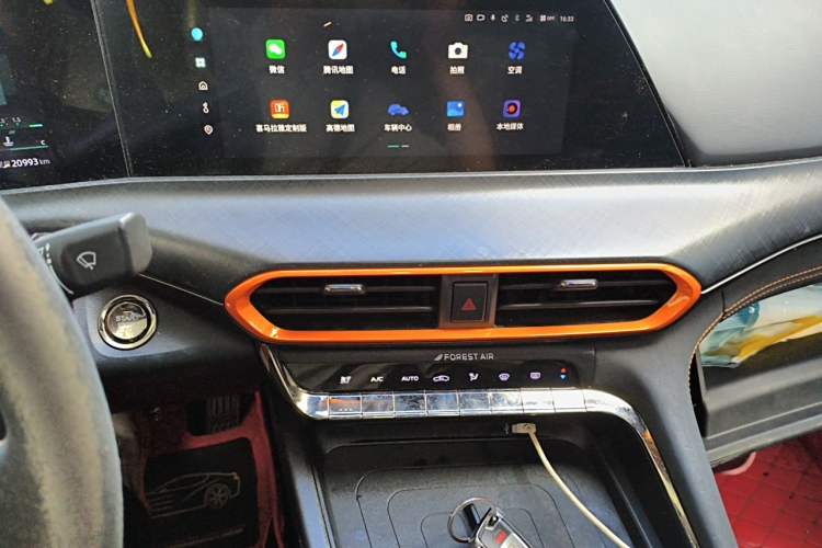 Used CHANGAN UNI-T 2021 1.5T Sport Edition Flagship Version Audio And AC Panel