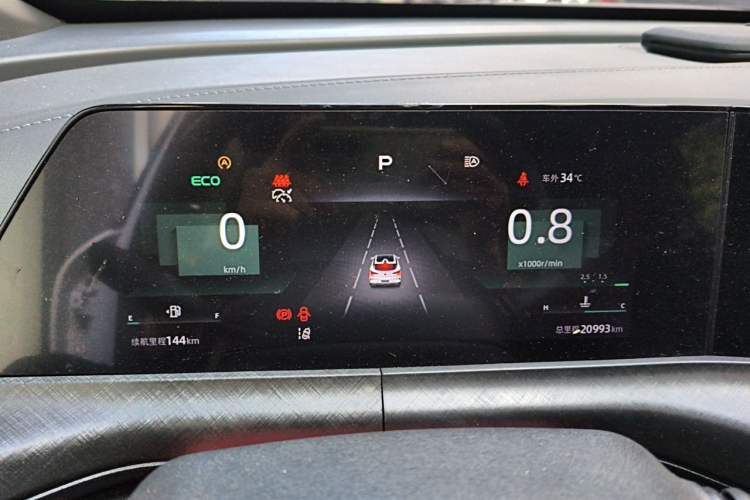 Used CHANGAN UNI-T 2021 1.5T Sport Edition Flagship Version Instrument Cluster