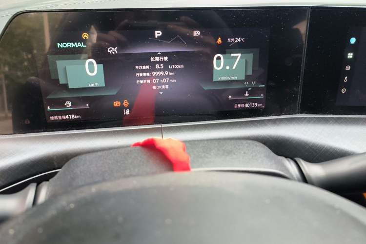 Used CHANGAN UNI-T 2022 1.5T Sport Edition Premium Version Odometer Close Up