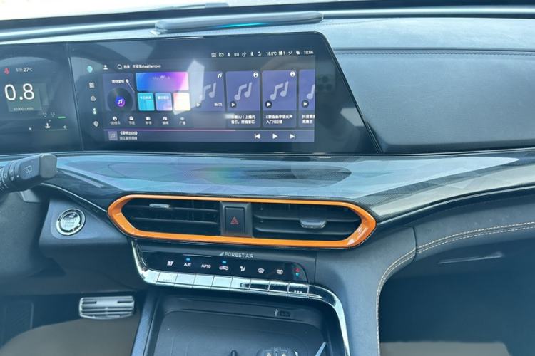 Used CHANGAN UNI-T 2022 1.5T Sport Edition Flagship Version Audio And AC Panel