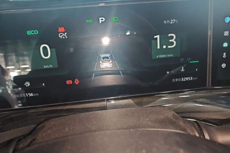 Used CHANGAN UNI-T 2022 1.5T Sport Edition Flagship Version Instrument Cluster