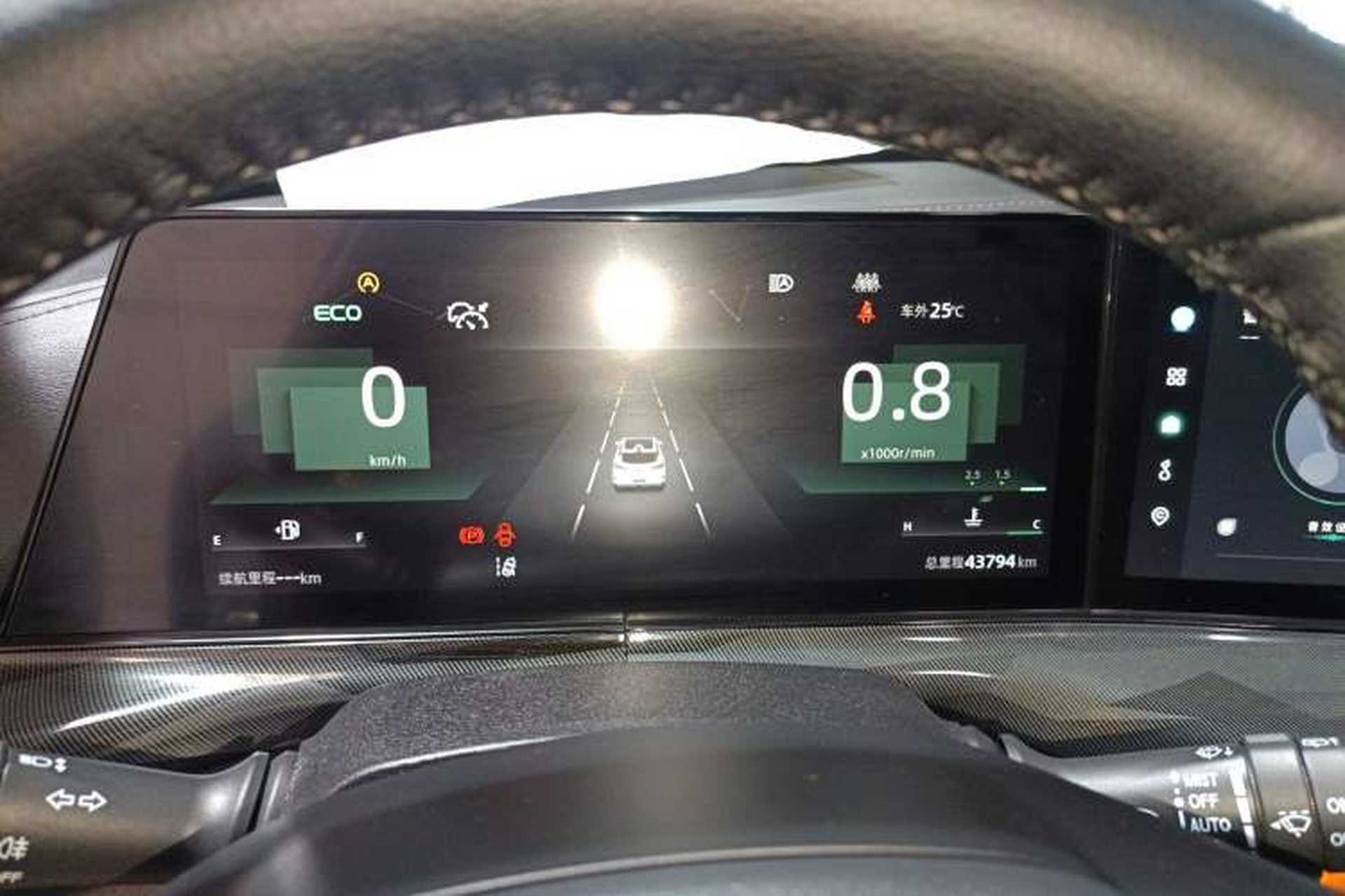 Used CHANGAN UNI-T 2022 2.0T Sport Edition Flagship Version Instrument Cluster