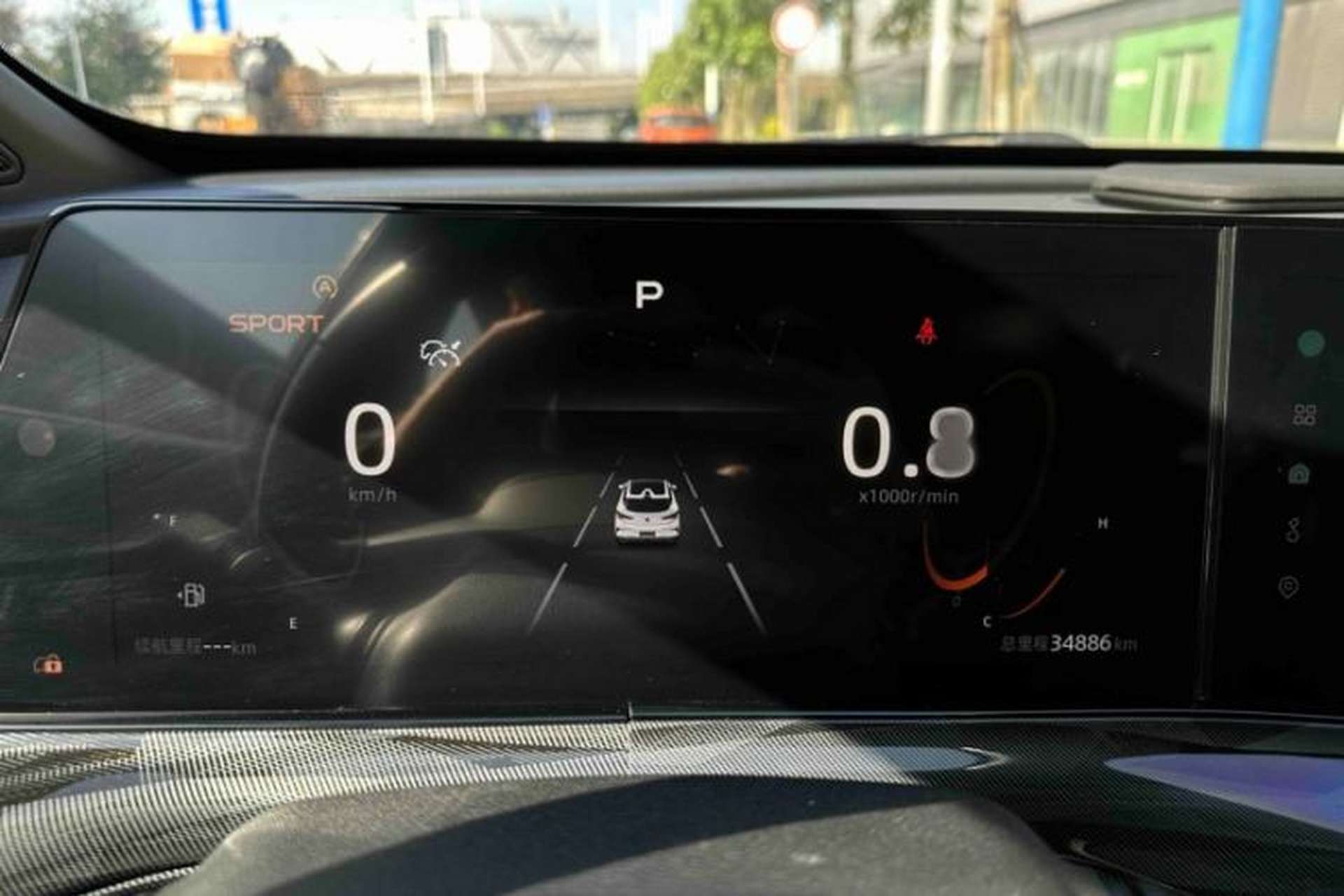 Used CHANGAN UNI-T 2022 1.5T Sport Edition Flagship Version Instrument Cluster