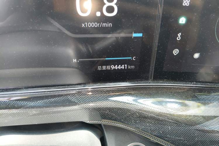 Used CHANGAN UNI-T 2022 1.5T Flagship Edition Odometer Close Up