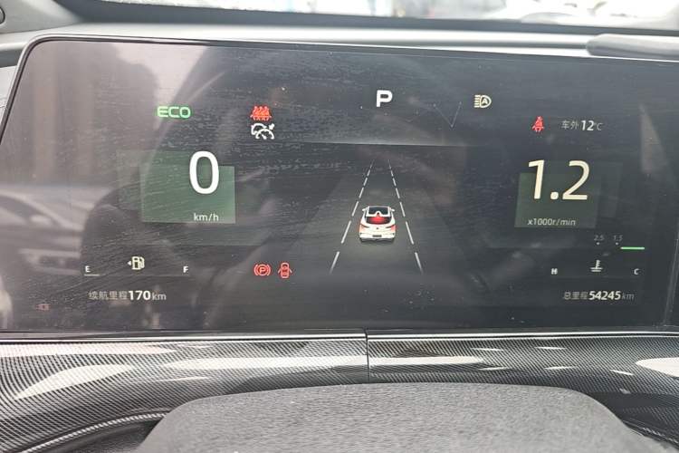 Used CHANGAN UNI-T 2022 1.5T Flagship Edition Instrument Cluster