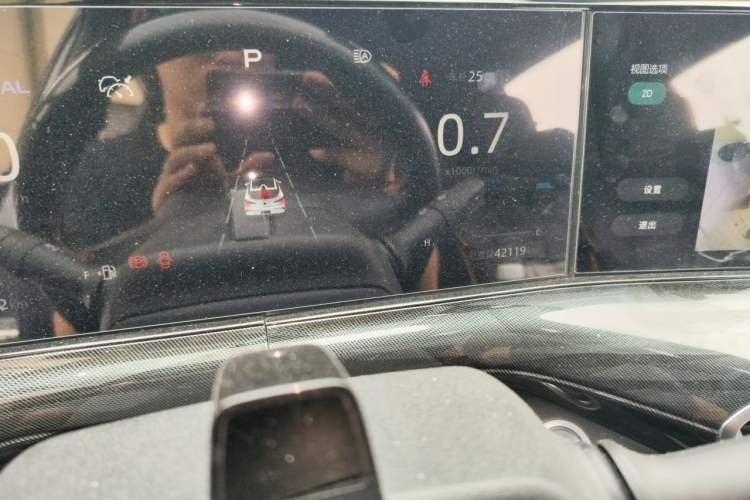 Used CHANGAN UNI-T 2022 1.5T Sport Edition Flagship Version Odometer Close Up