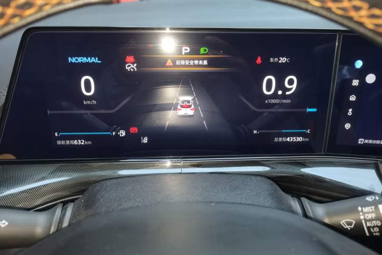 Used CHANGAN UNI-T 2022 1.5T Flagship Edition Instrument Cluster